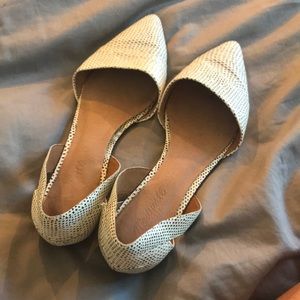Madewell D’Orsay leather flats - Size 10